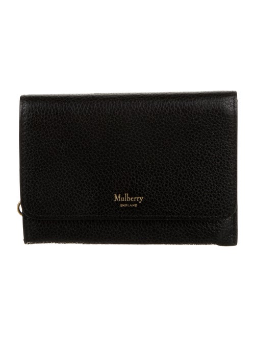 Mulberry Leather Trifold Wallet