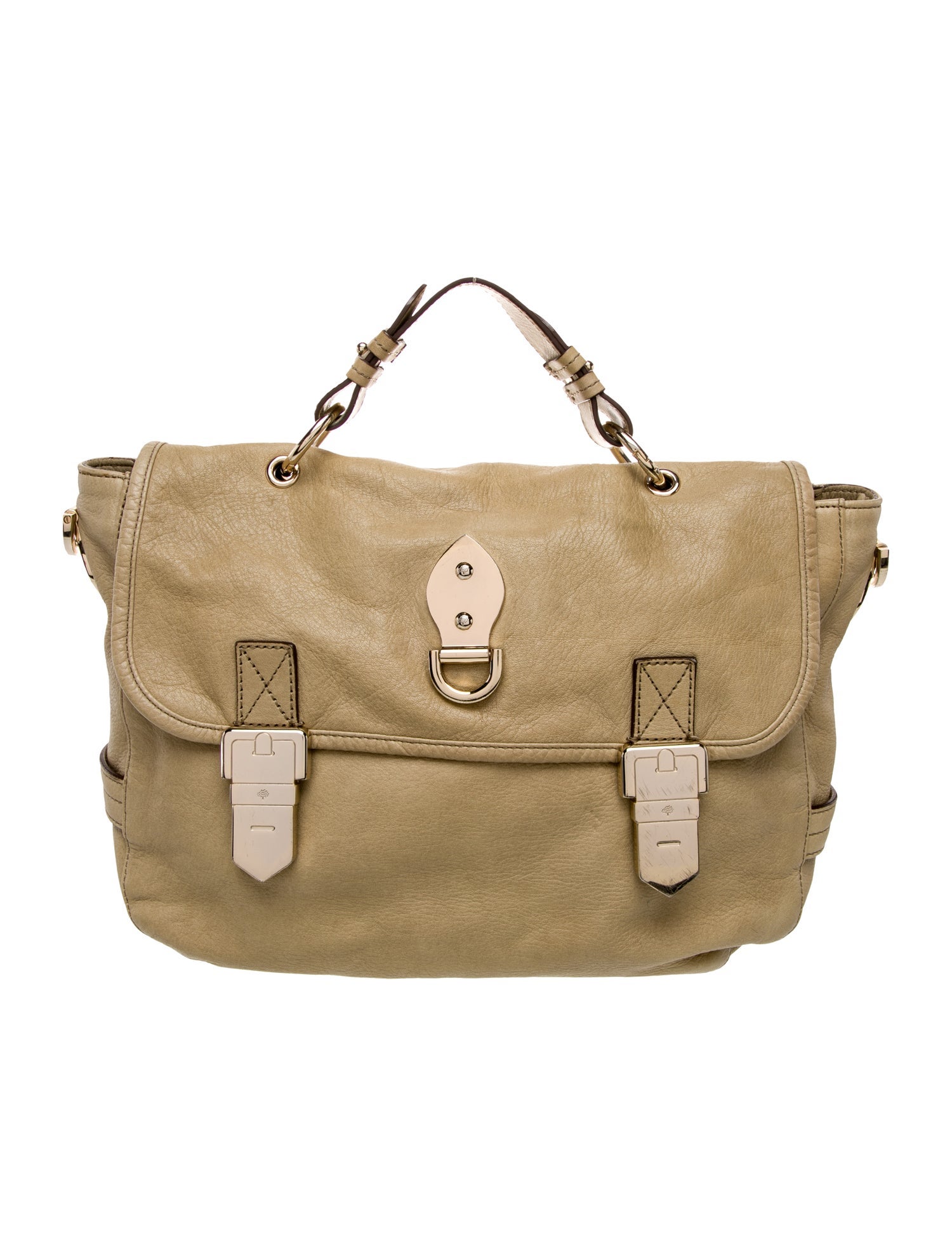 Mulberry Leather Top Handle Bag