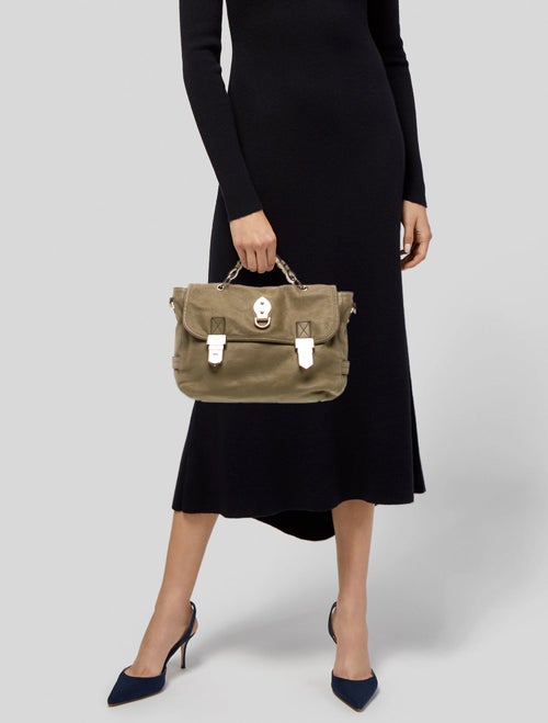 Mulberry Leather Top Handle Bag