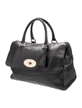 Mulberry Leather Top Handle Bag