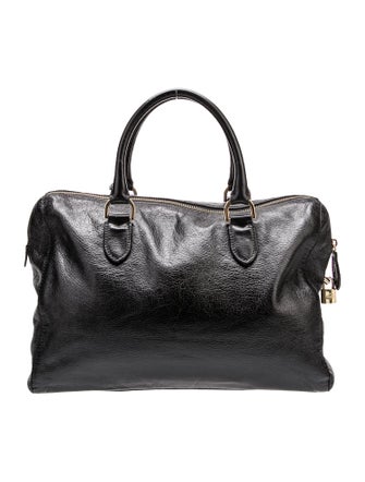 Mulberry Leather Top Handle Bag