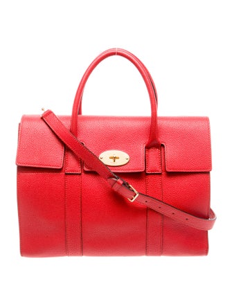 Mulberry Leather Top Handle Bag