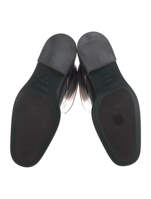 Mulberry Leather Leather Trim Embellishment Riding Boots