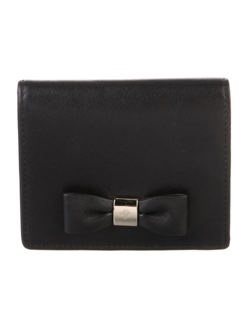 Mulberry Bow Accented Leather Wallet Leather Wallet