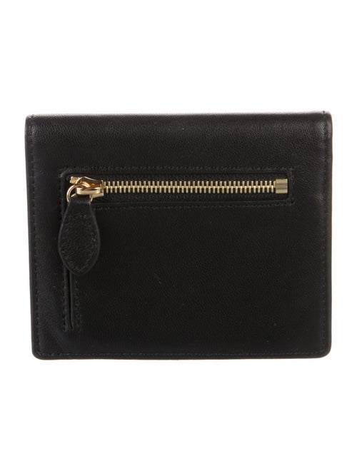 Mulberry Bow Accented Leather Wallet Leather Wallet