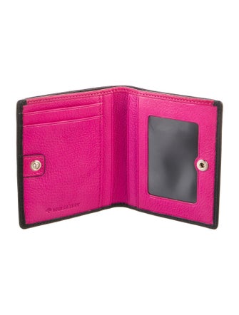 Mulberry Bow Accented Leather Wallet Leather Wallet