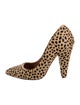 Mulberry Ponyhair Animal Print Pumps