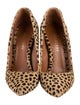 Mulberry Ponyhair Animal Print Pumps