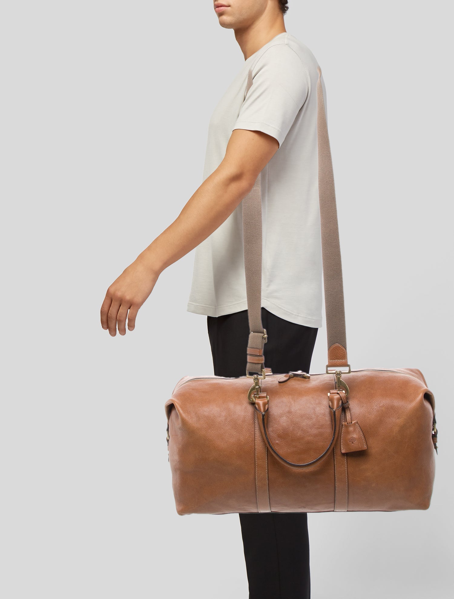 Mulberry Mens Brown Carry On