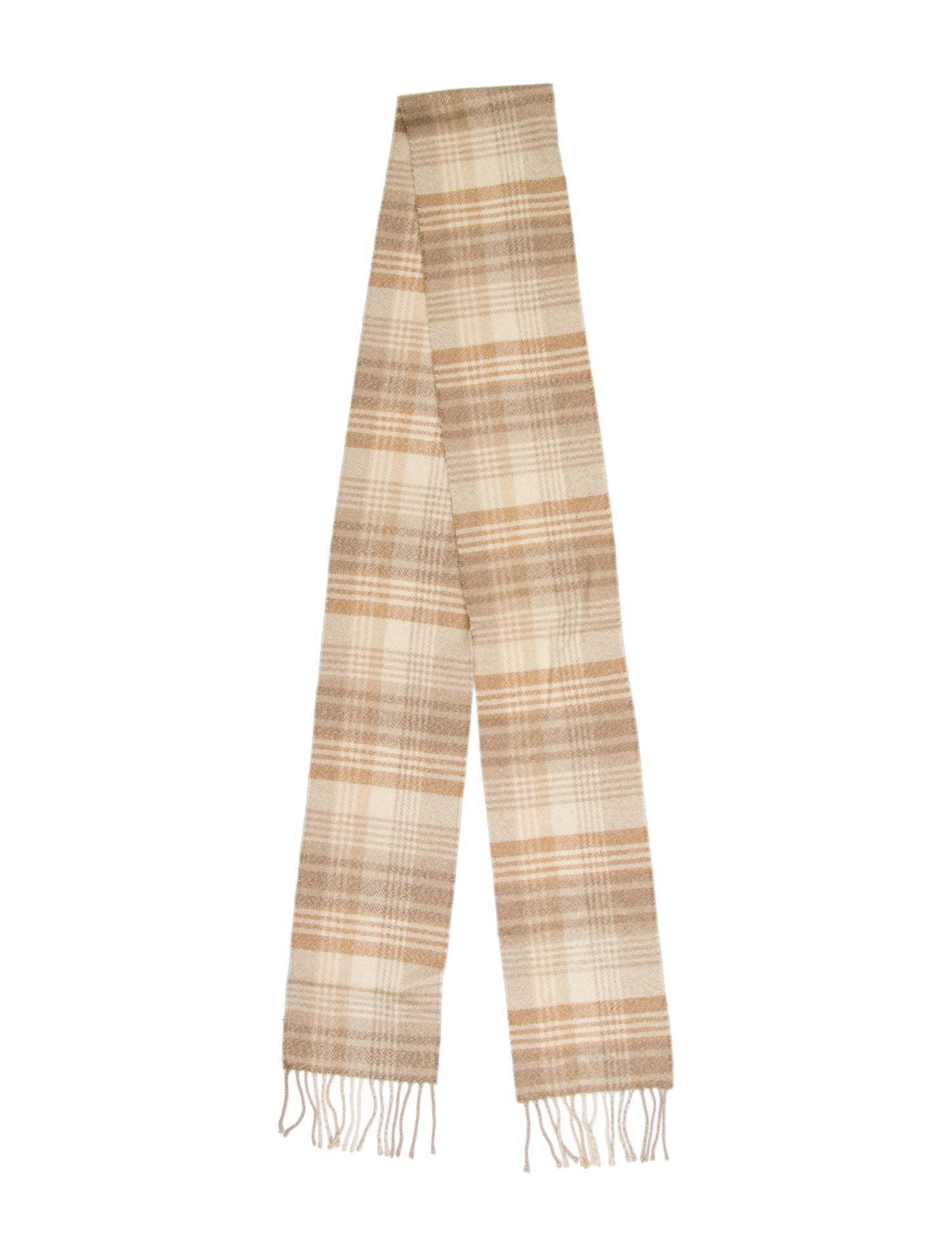 Mulberry Merino Wool Striped Scarf