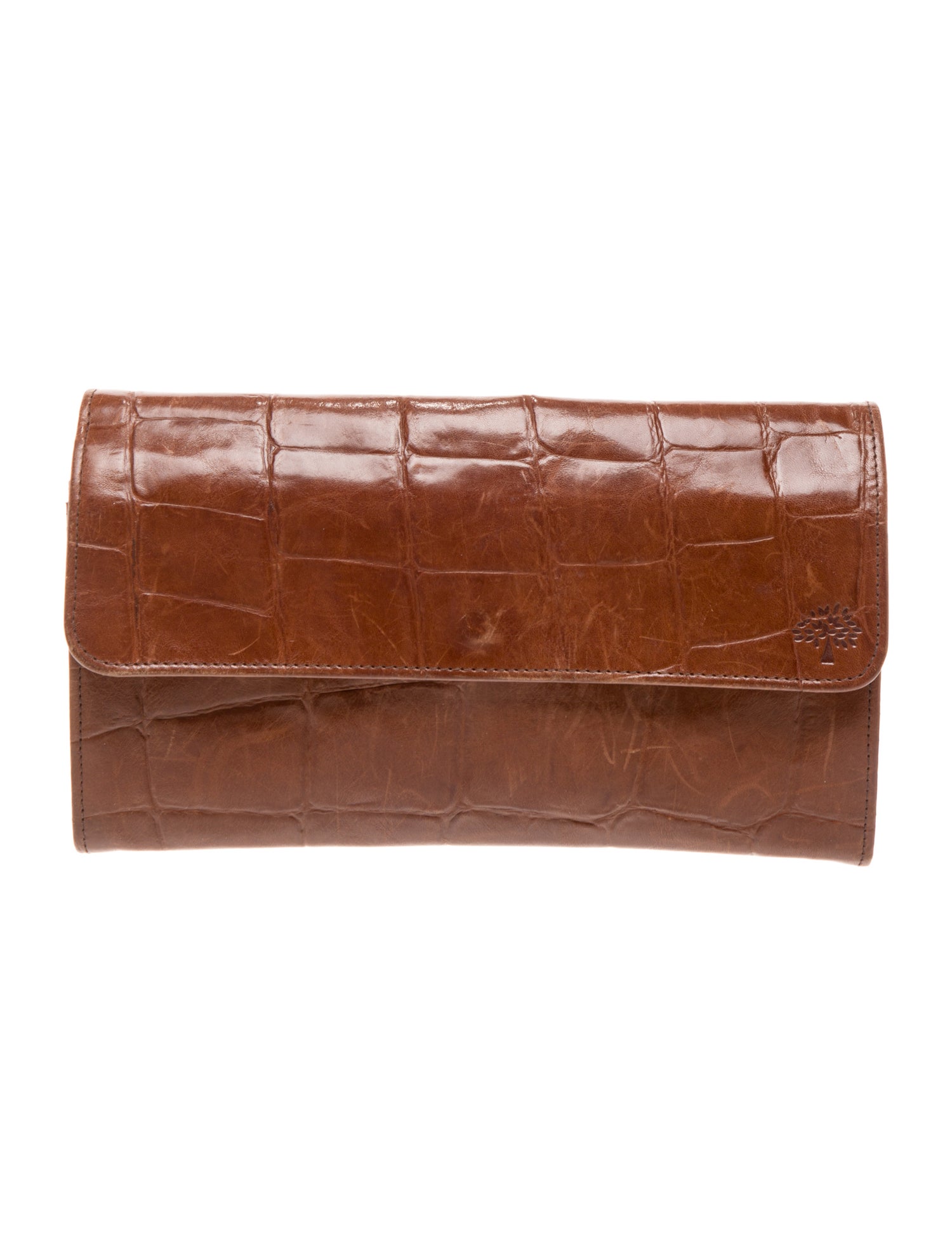 Mulberry Leather Clutch