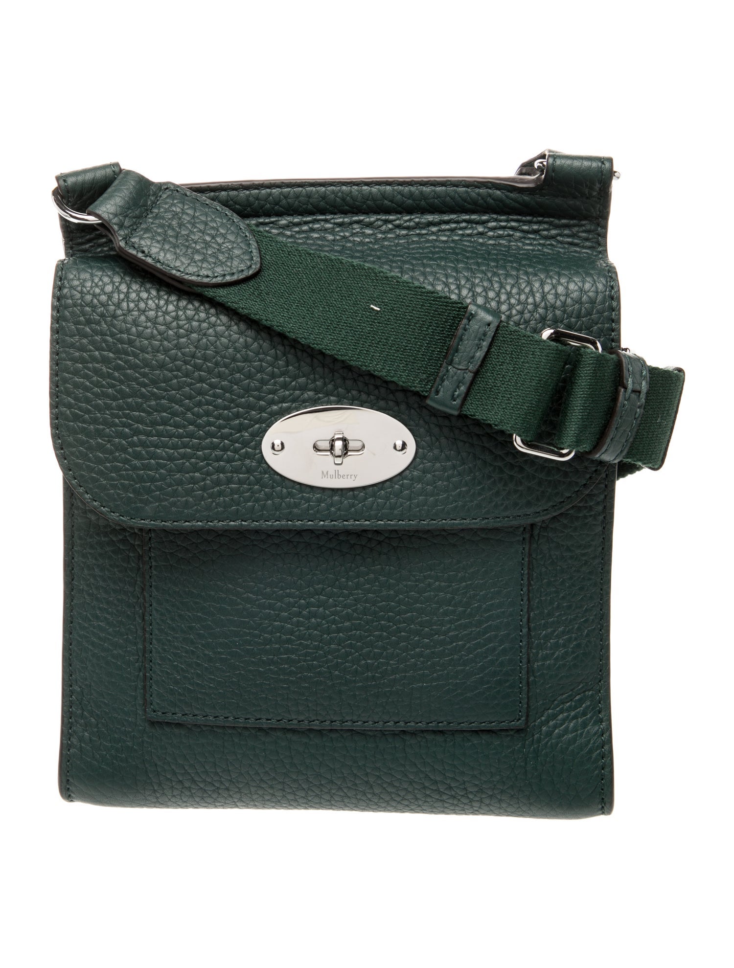 Mulberry Leather Messenger Bag