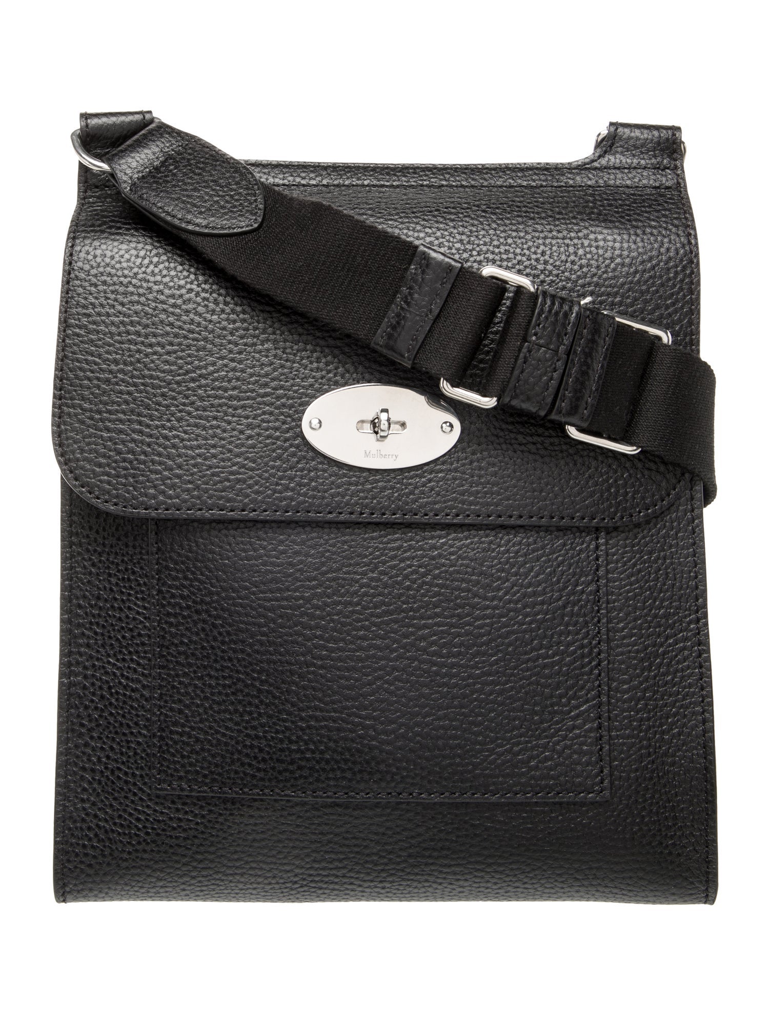 Mulberry Leather Messenger Bag