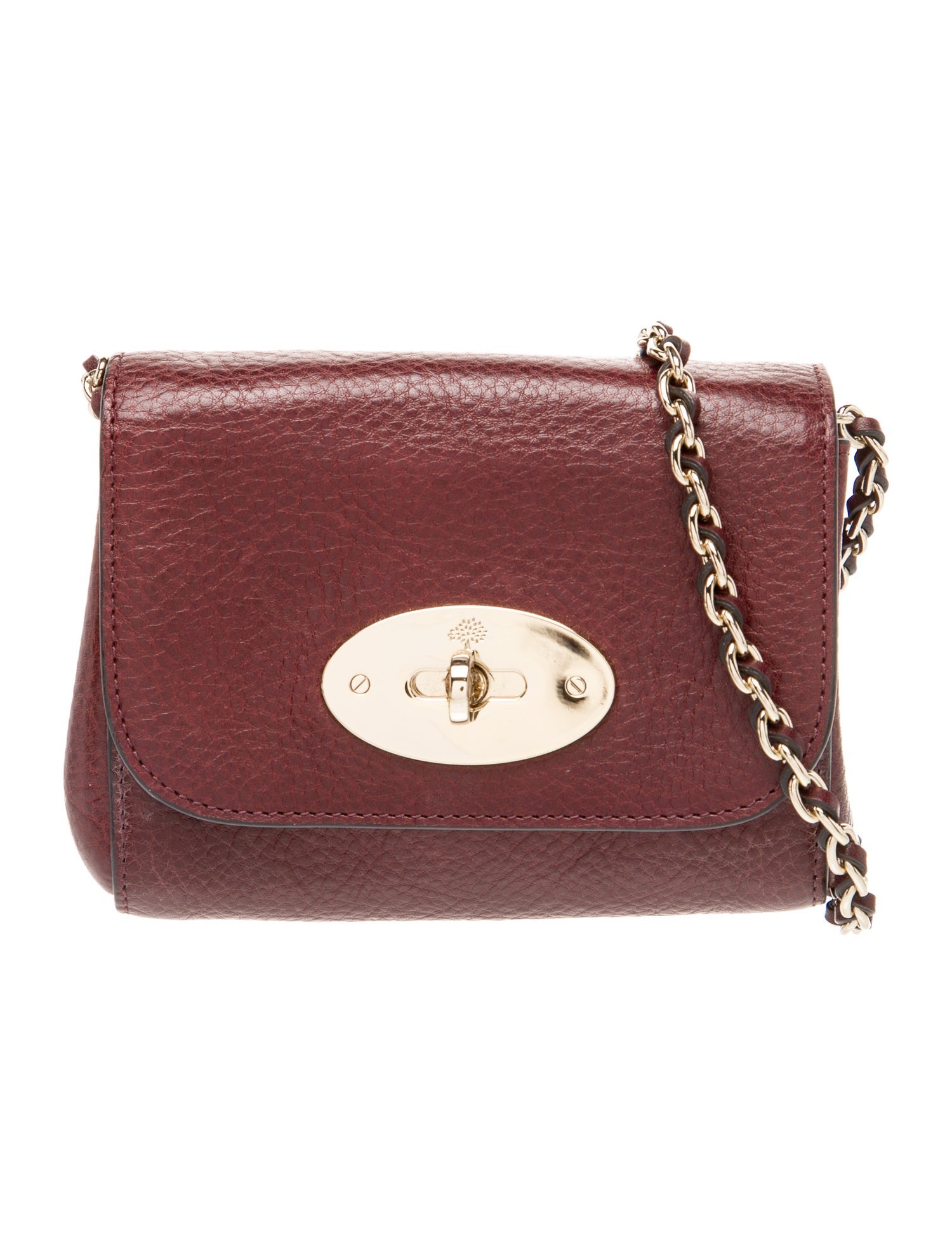 Mulberry Leather Evening Bag