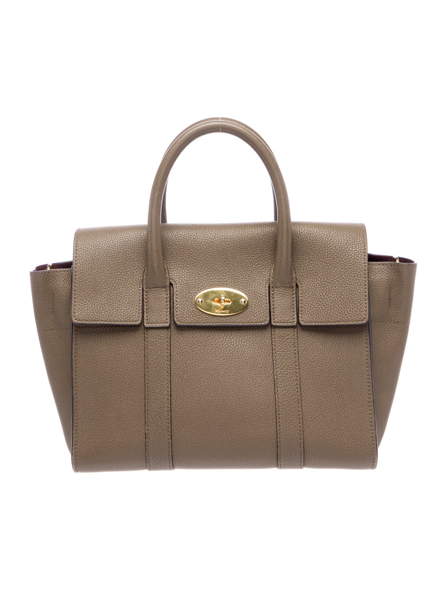 Mulberry Leather Top Handle Bag
