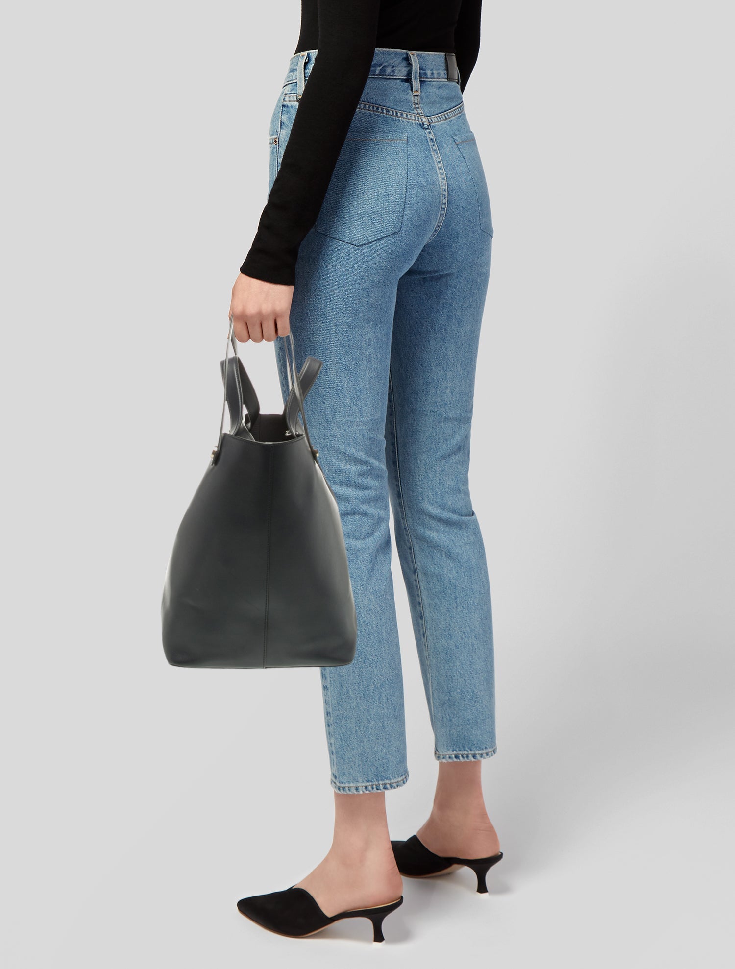 Mulberry Leather Bucket Bag