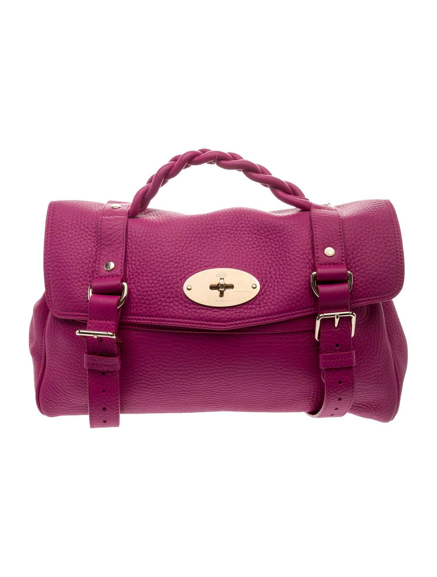 Mulberry Leather Top Handle Bag