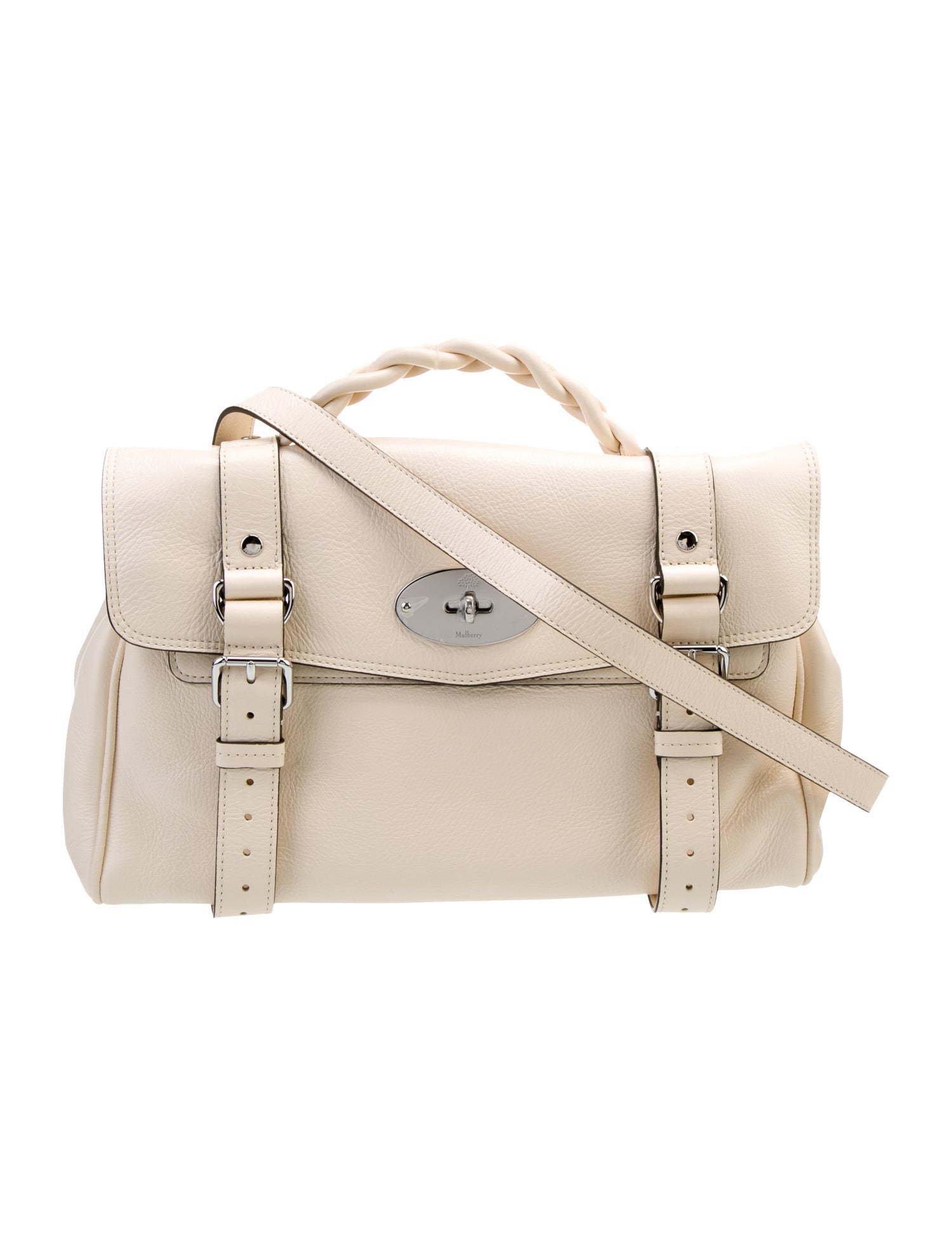 Mulberry Leather Top Handle Bag