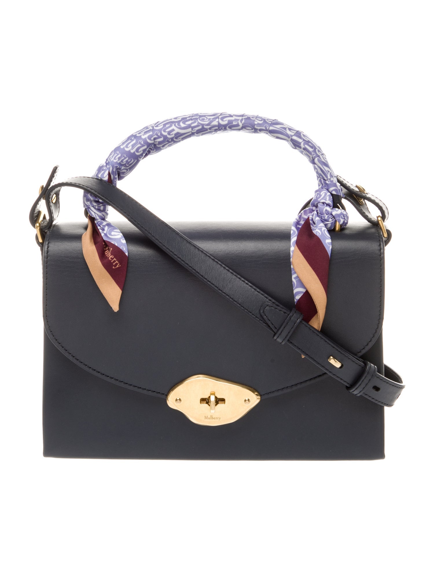 Mulberry Leather Crossbody Bag