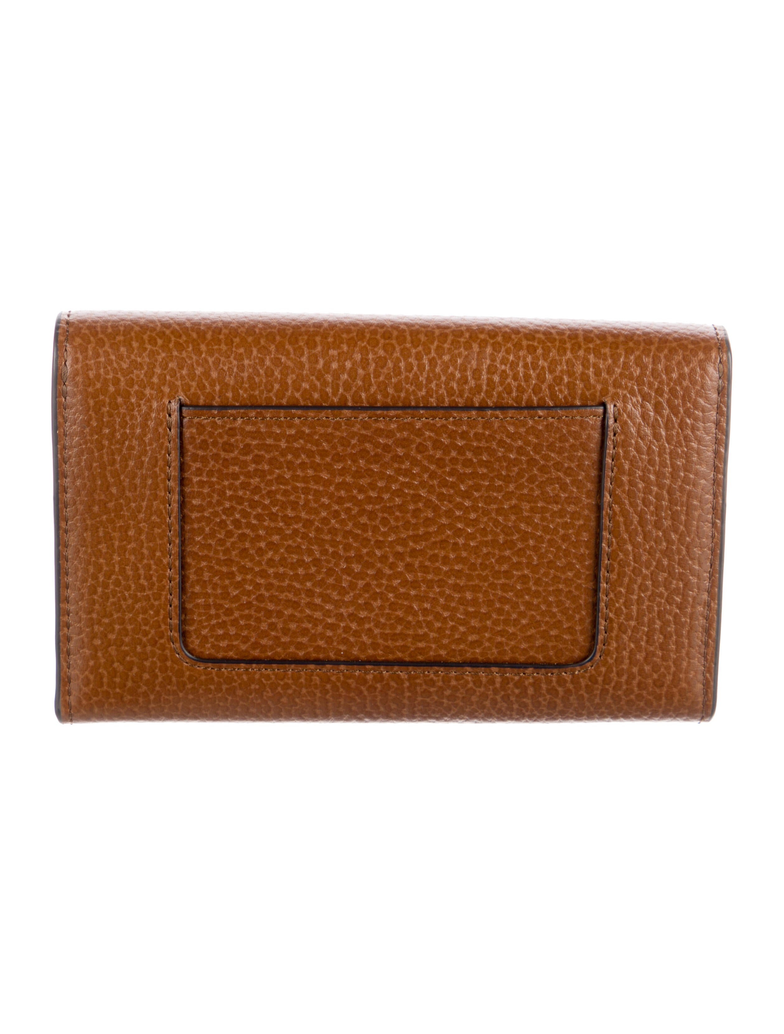 Mulberry Leather Compact Wallet