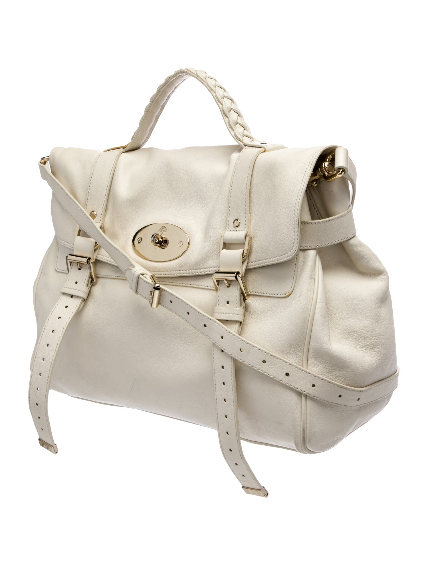 Mulberry Leather Crossbody Bag