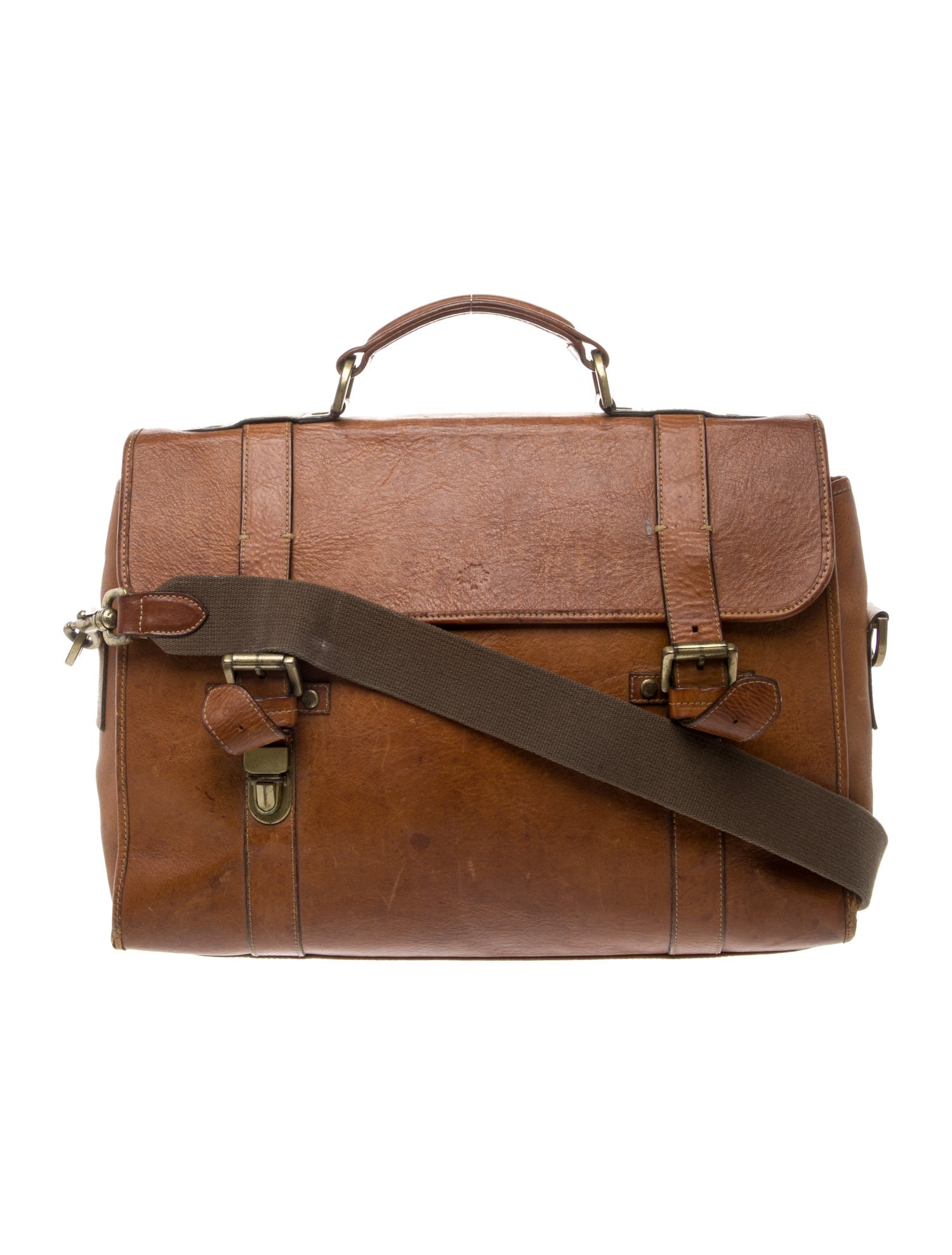 Mulberry Leather Briefcase Vintage