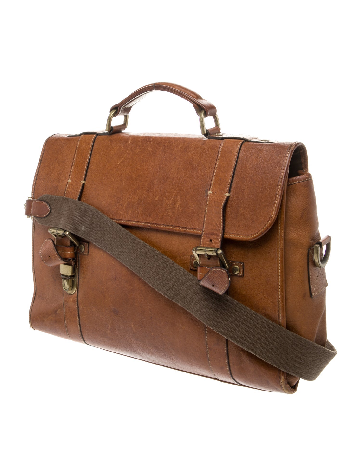 Mulberry Leather Briefcase Vintage