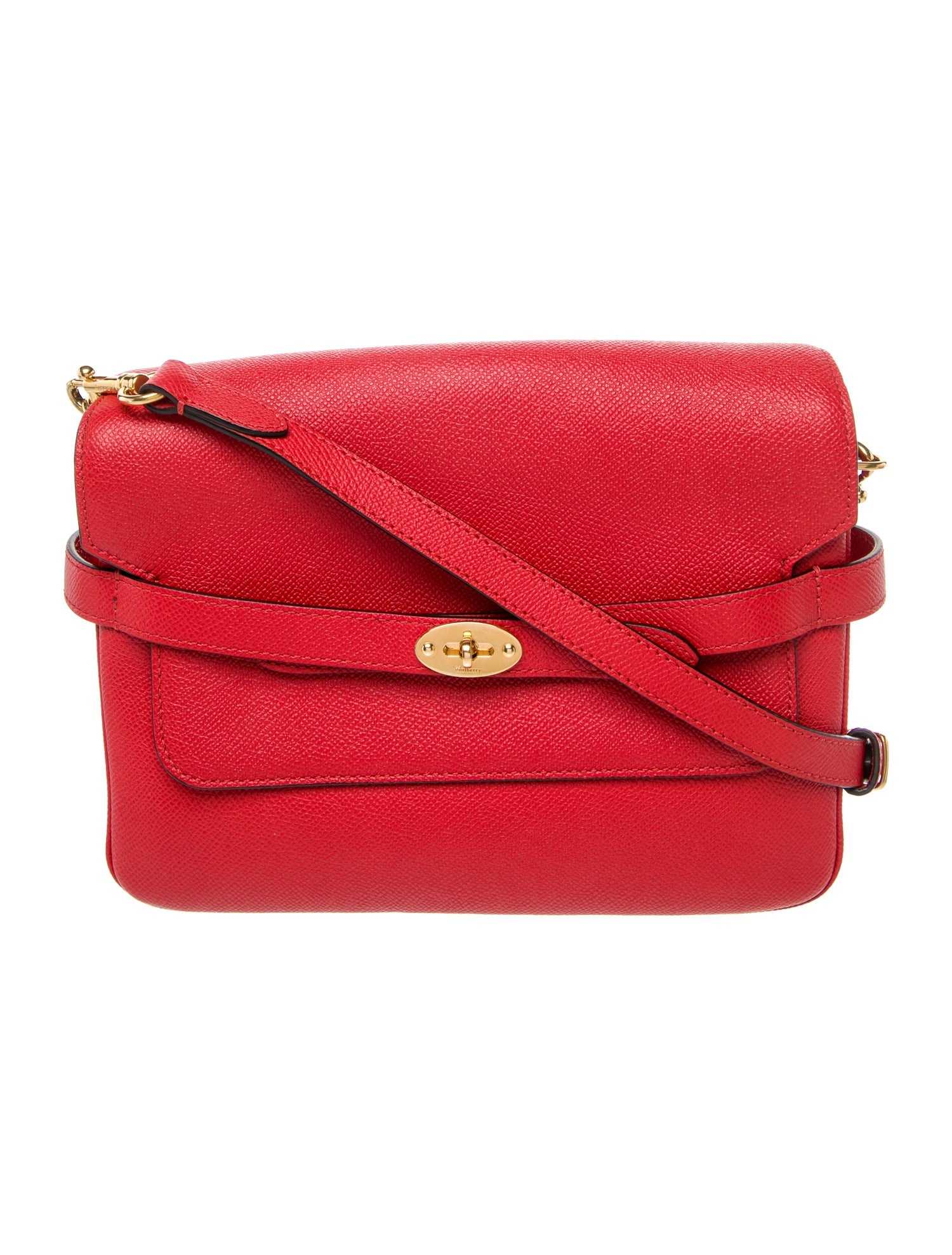 Mulberry Leather Crossbody Bag