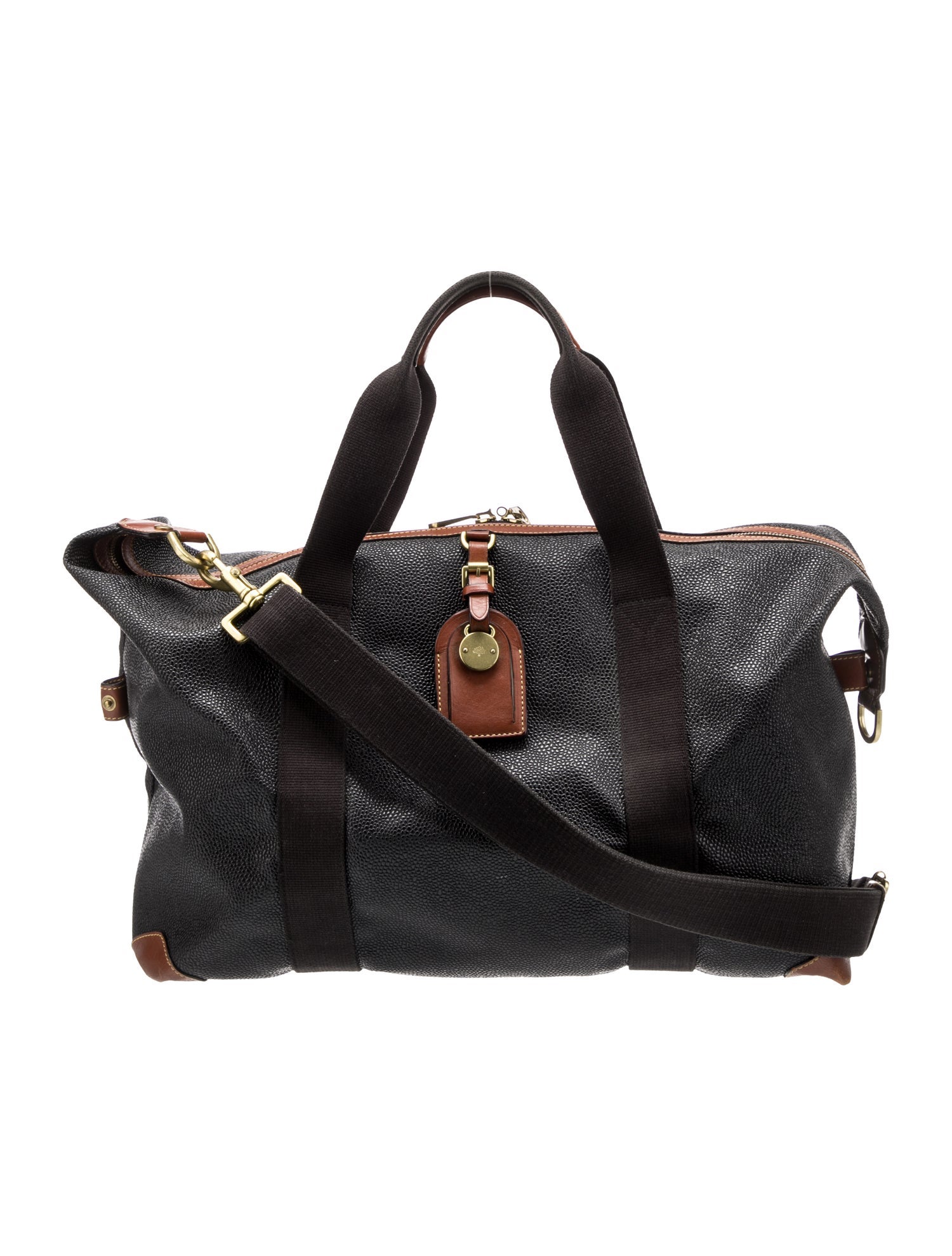 Mulberry Leather Weekender Bag