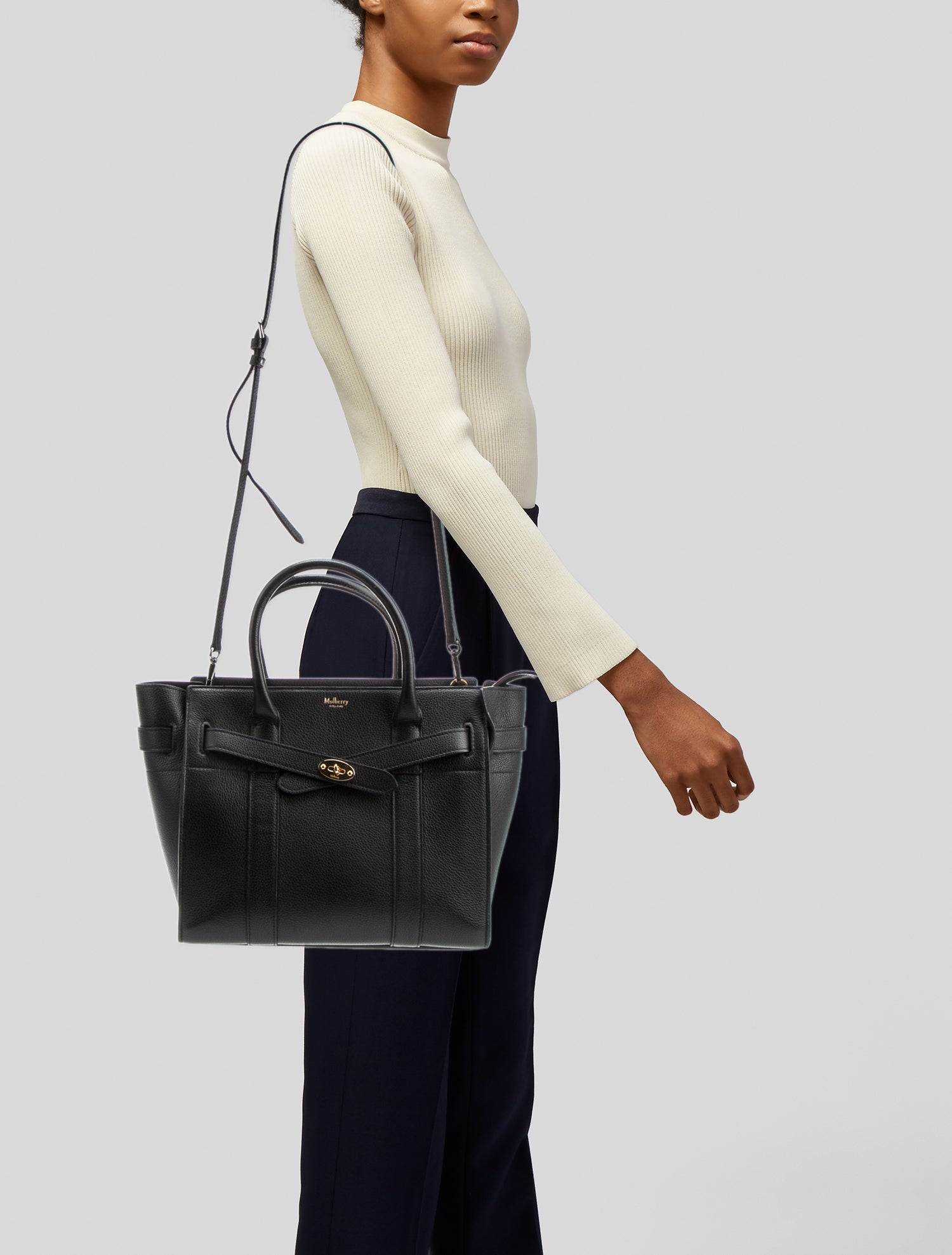 Mulberry Leather Shoulder Bag