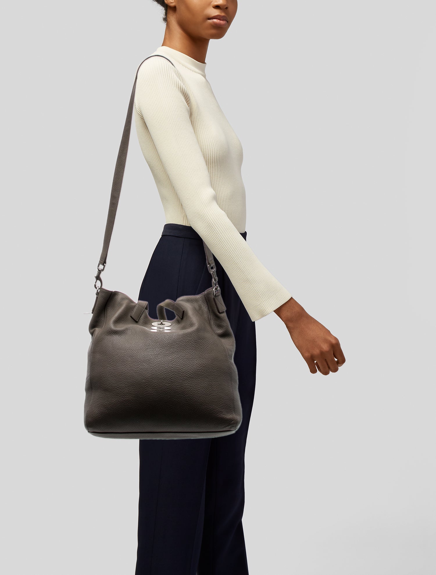 Mulberry Signature Top Handle Bag