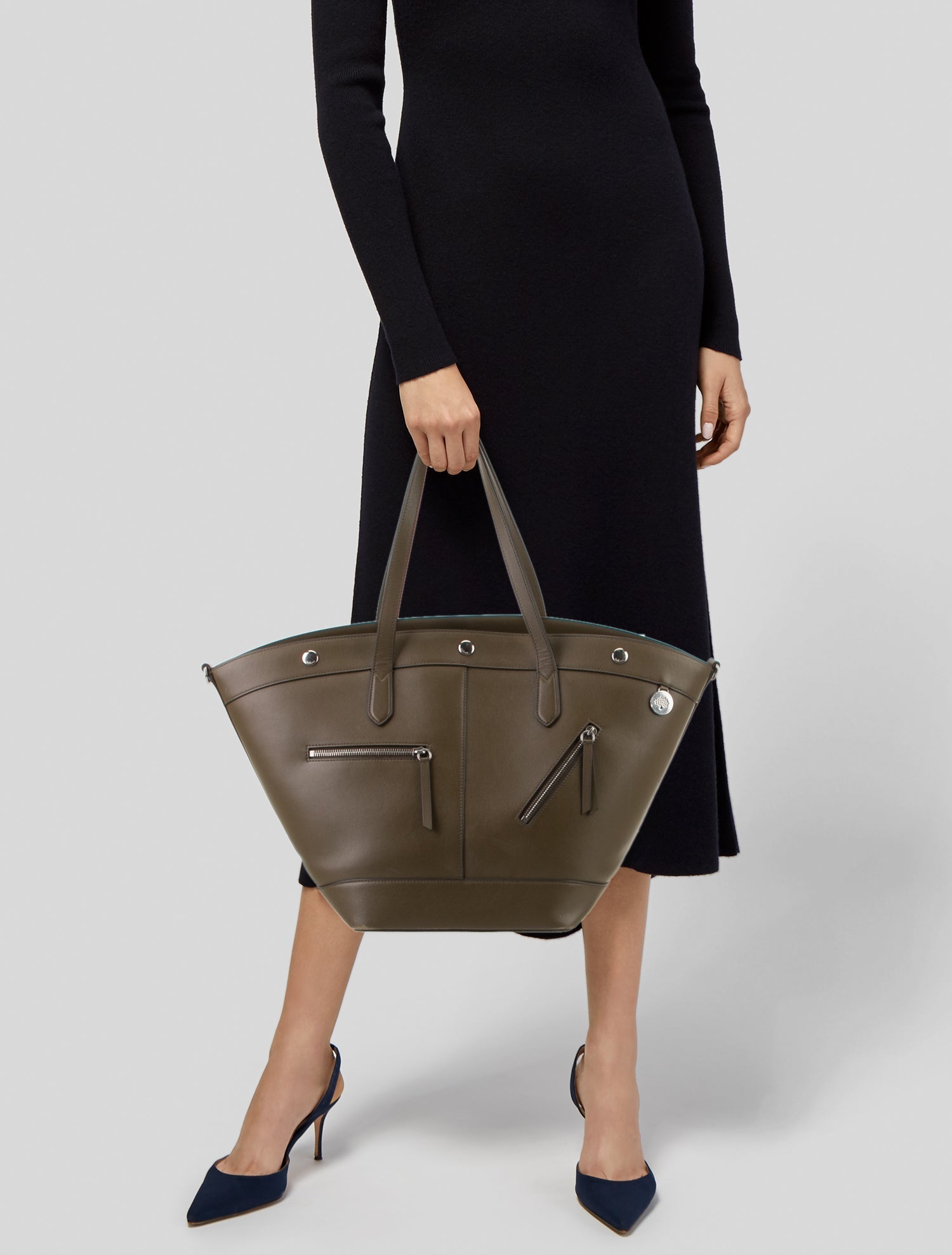 Mulberry Leather Tote