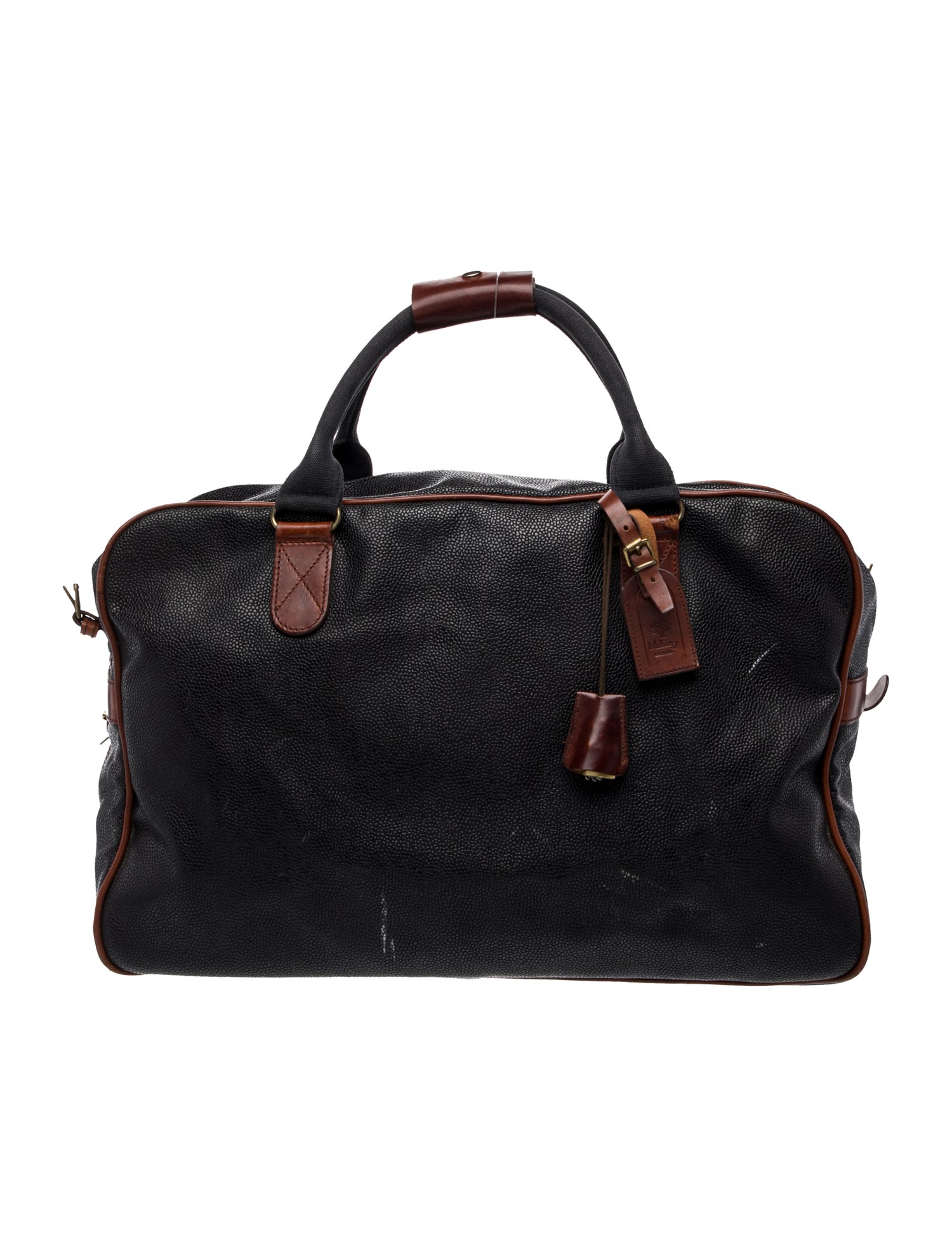 Mulberry Leather Weekender Bag