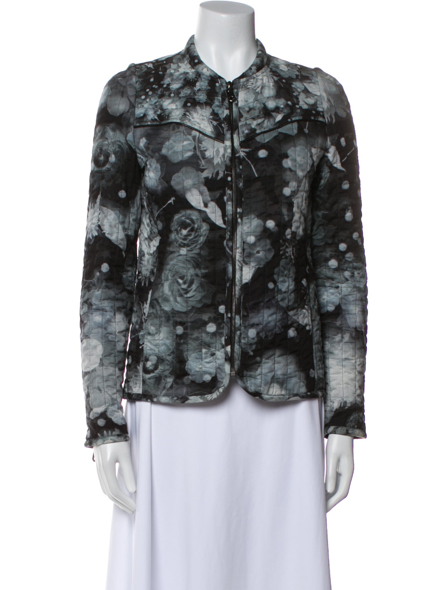 Mulberry Floral Print Evening Jacket