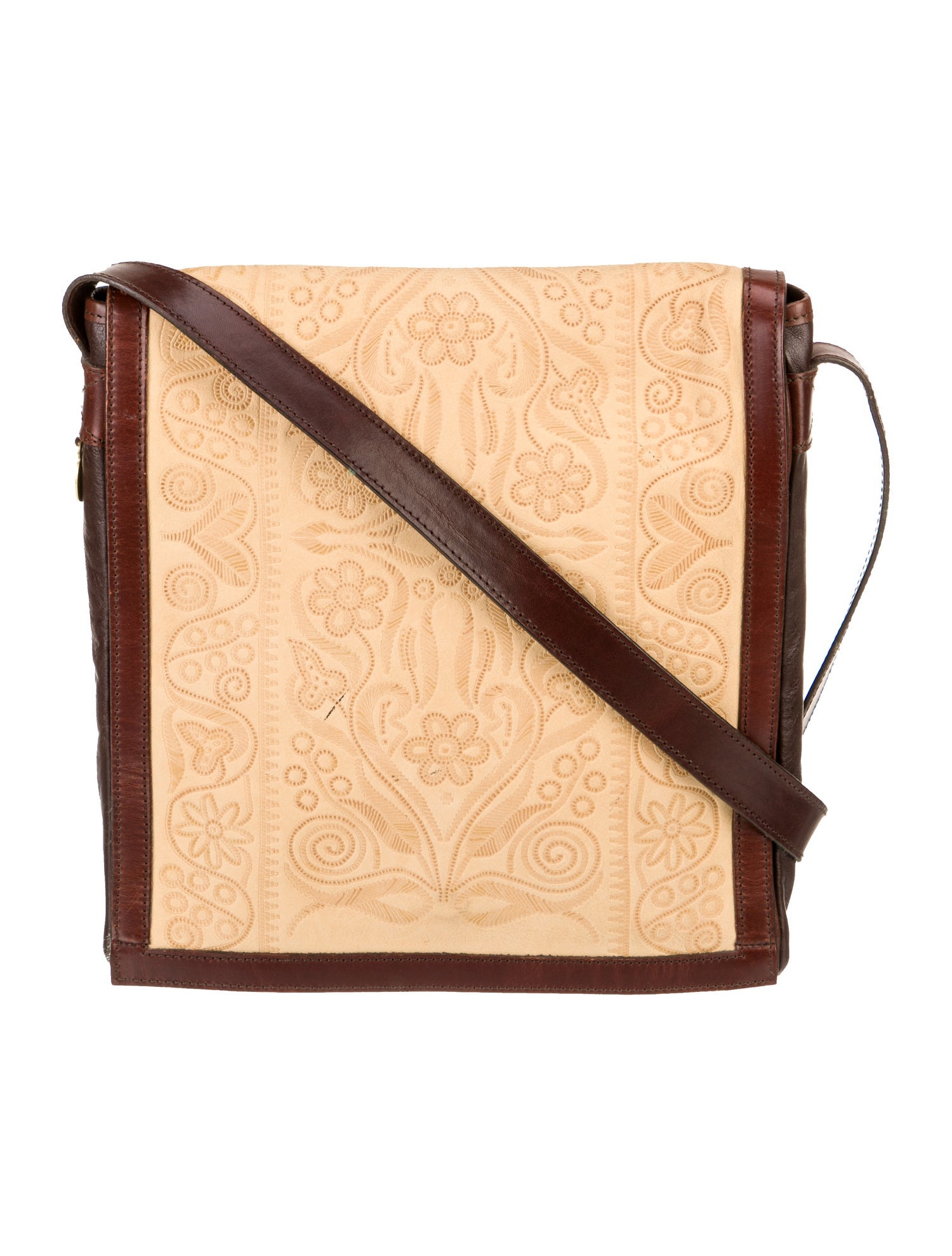 Mulberry Leather Messenger Bag