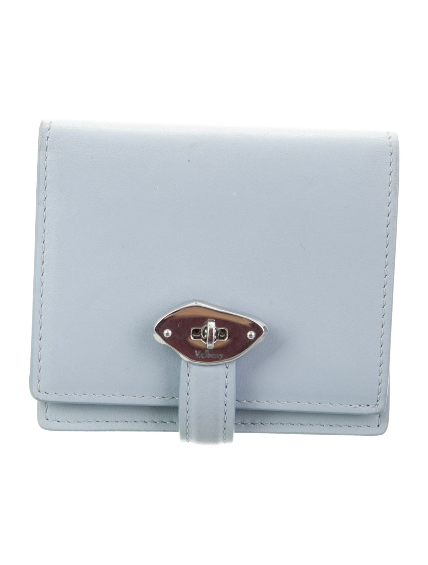 Mulberry Leather Compact Wallet
