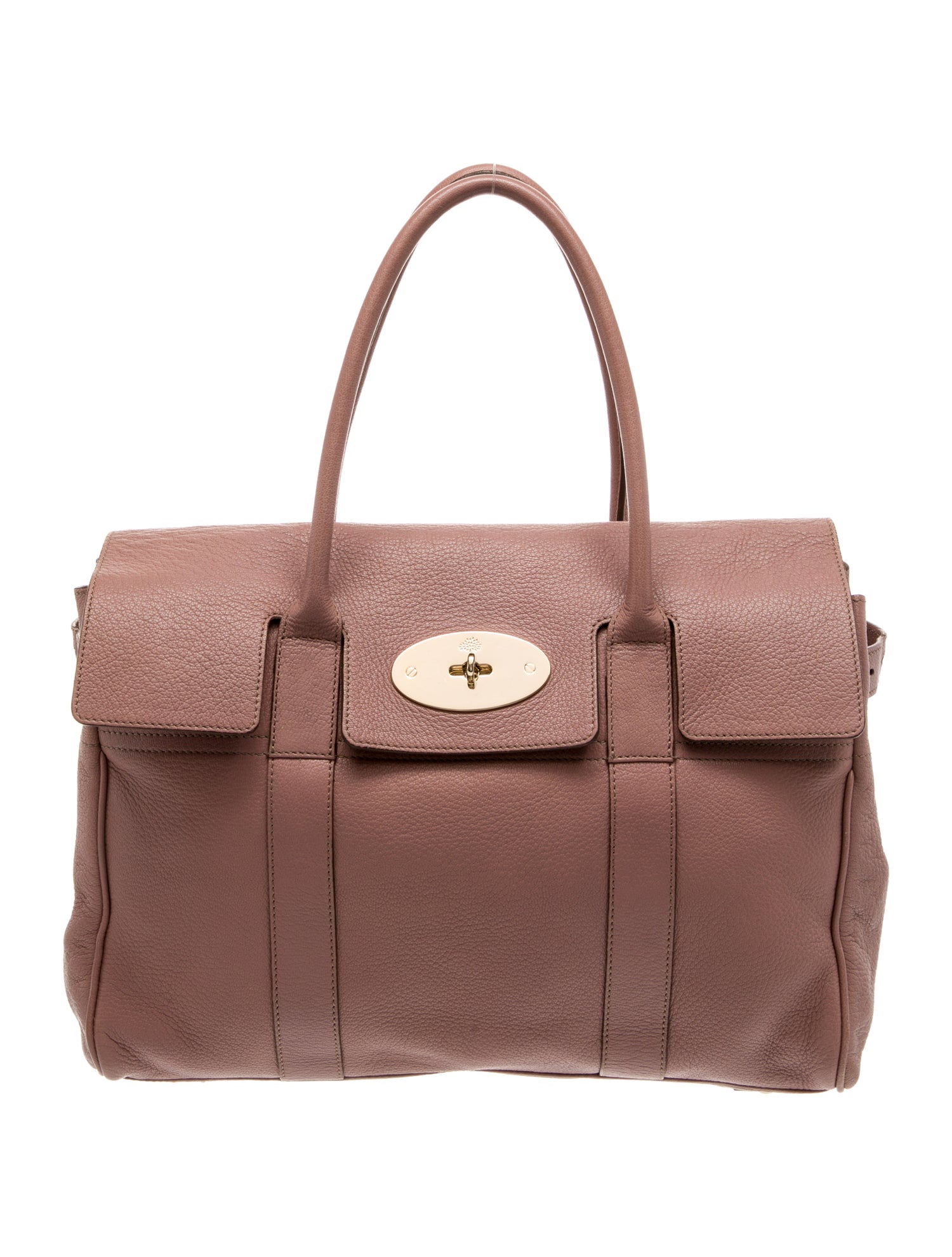 Mulberry Leather Top Handle Bag