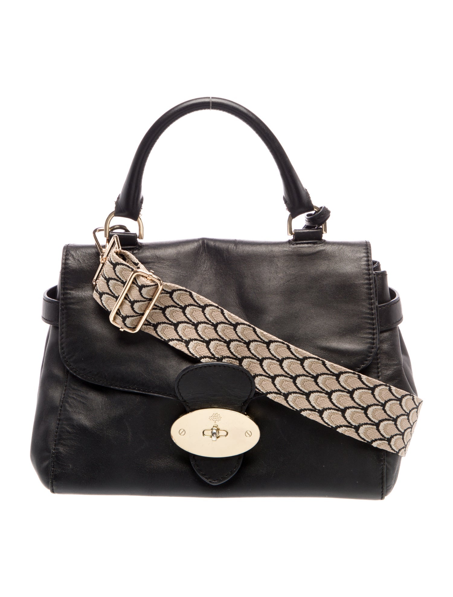 Mulberry Leather Top Handle Bag