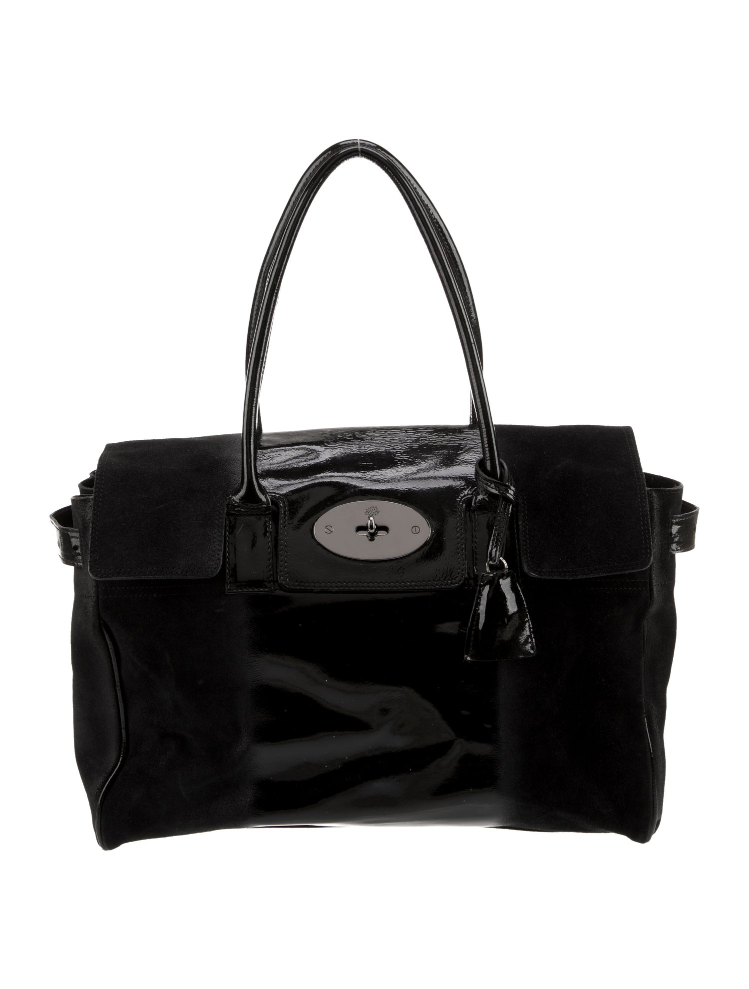 Mulberry Patent Leather Top Handle Bag