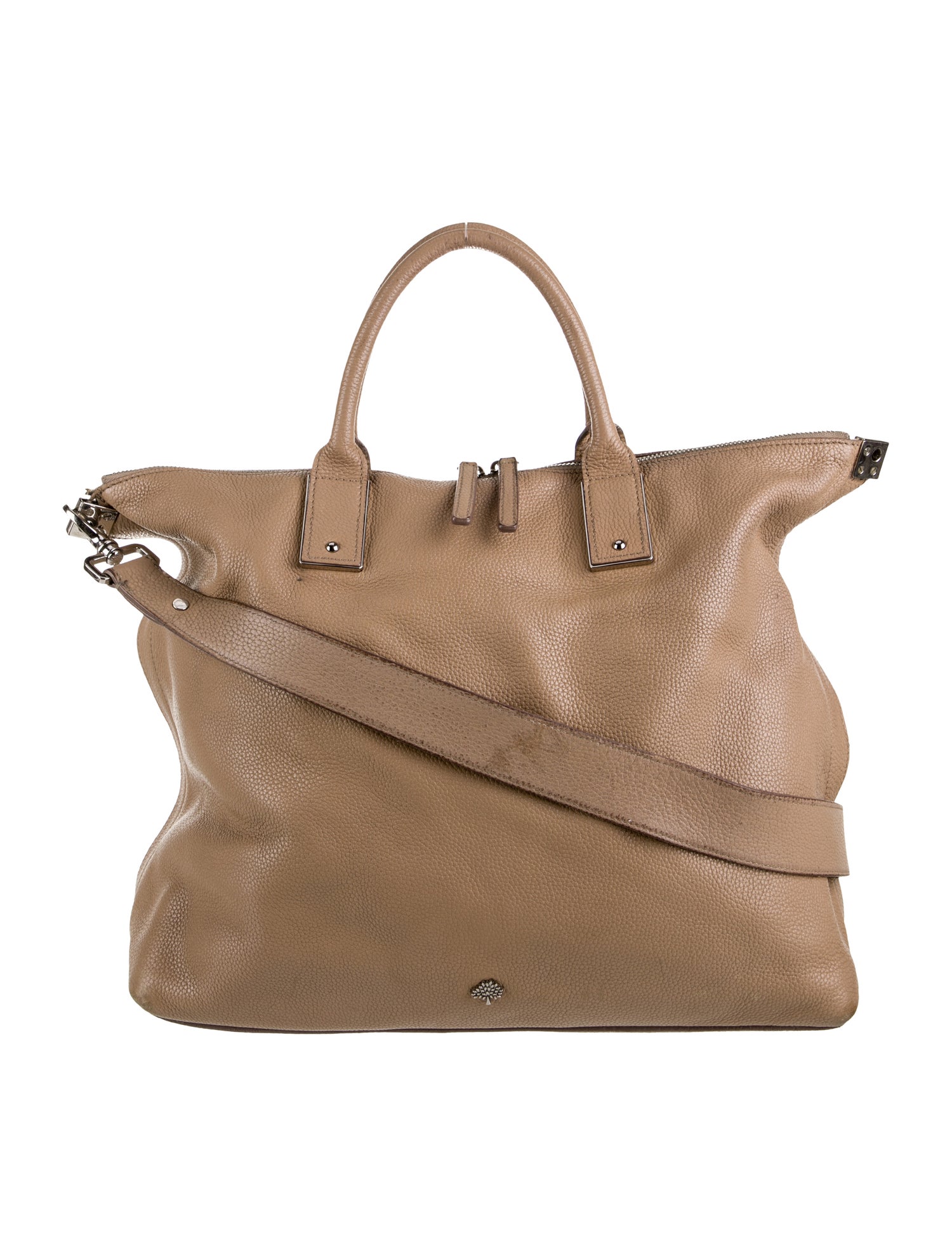 Mulberry Leather Top Handle Bag