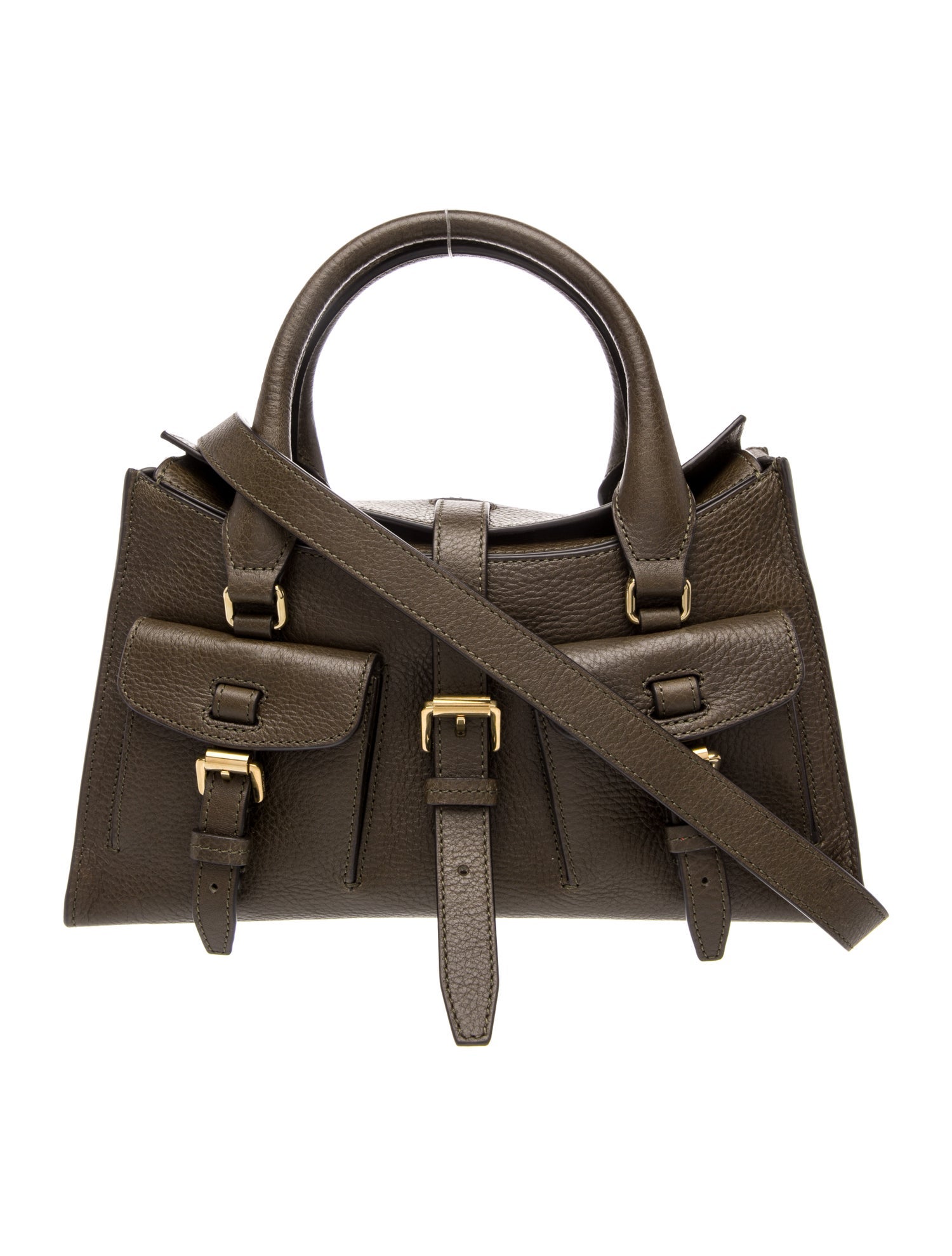 Mulberry Leather Top Handle Bag