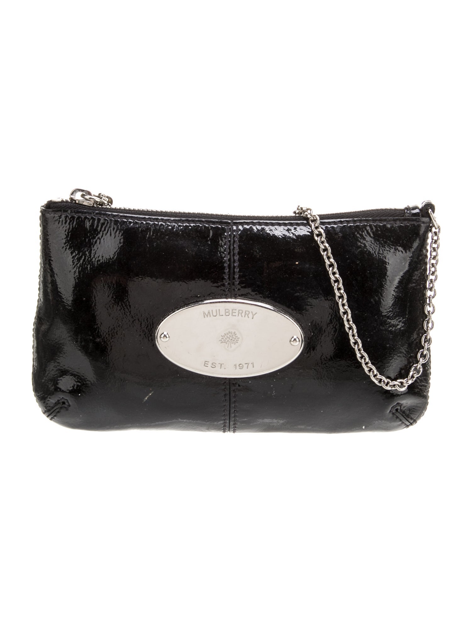 Mulberry Patent Leather Shoulder Bag