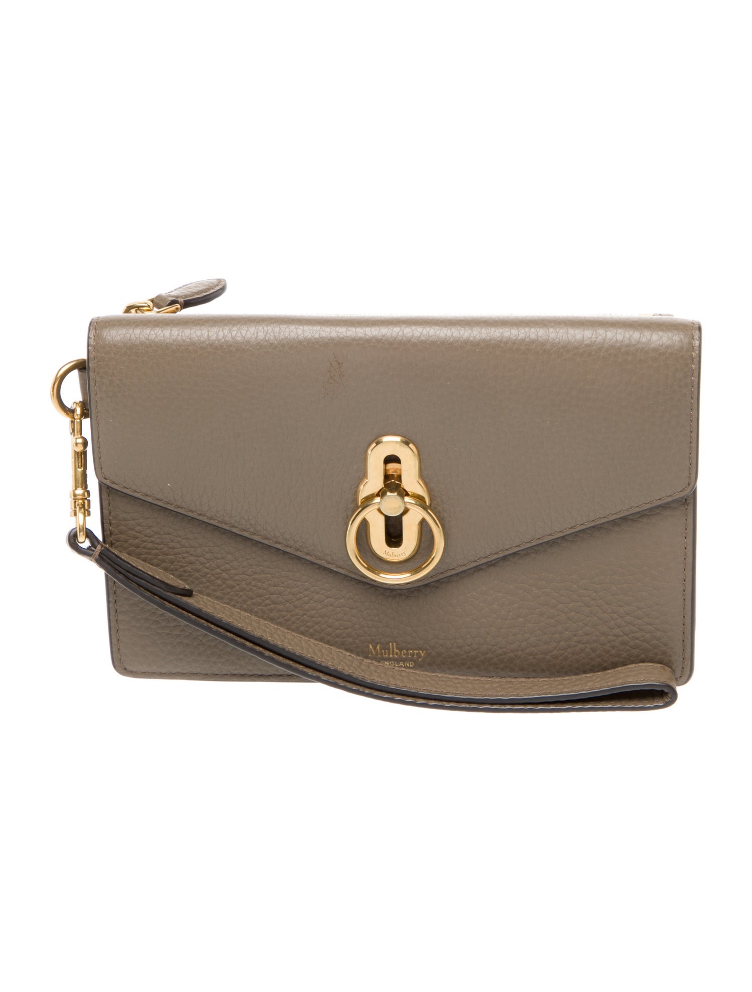 Mulberry Leather Clutch