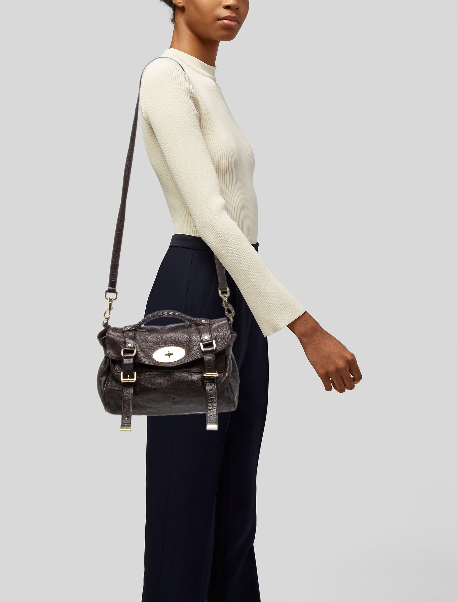 Mulberry Leather Shoulder Bag