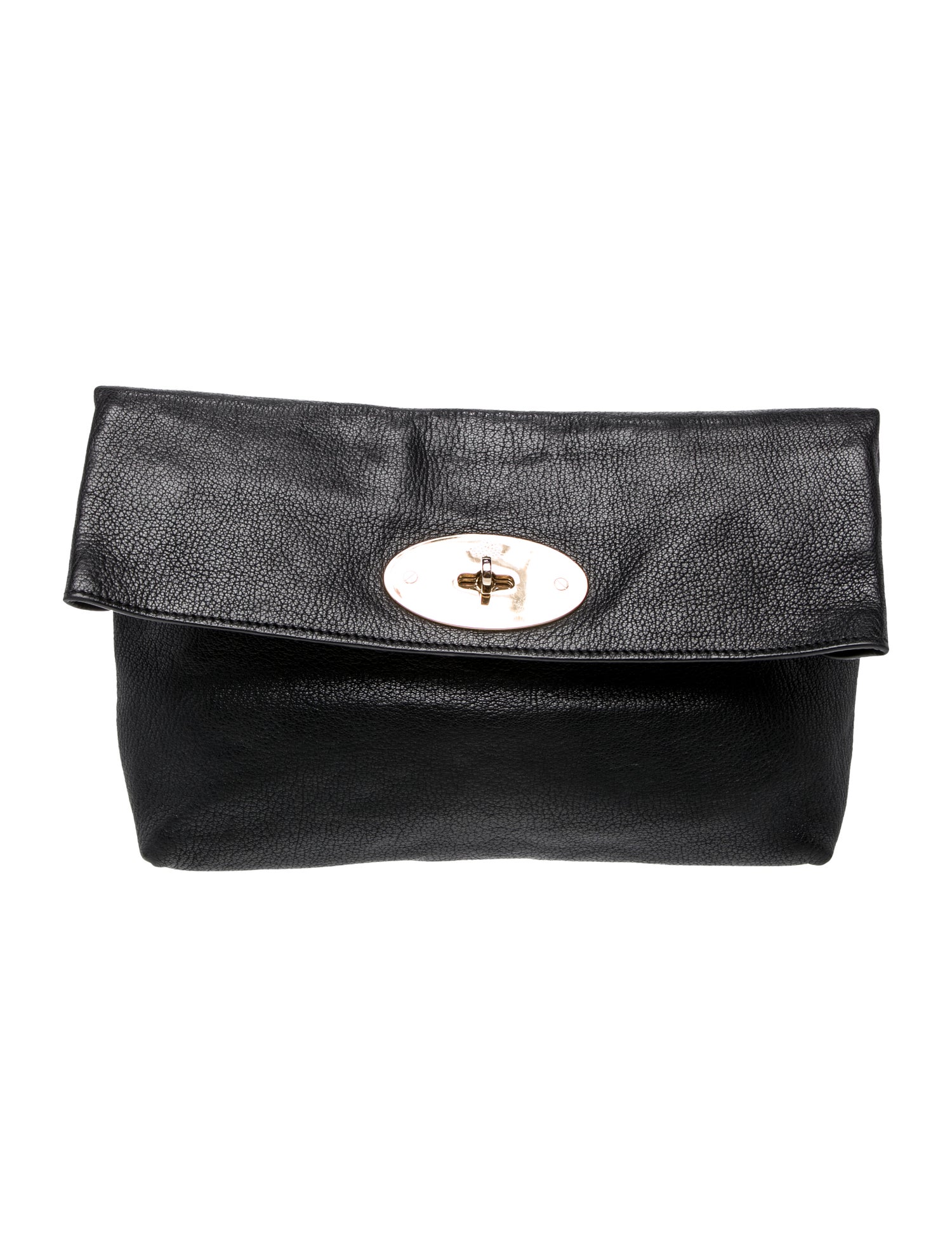 Mulberry Leather Clutch