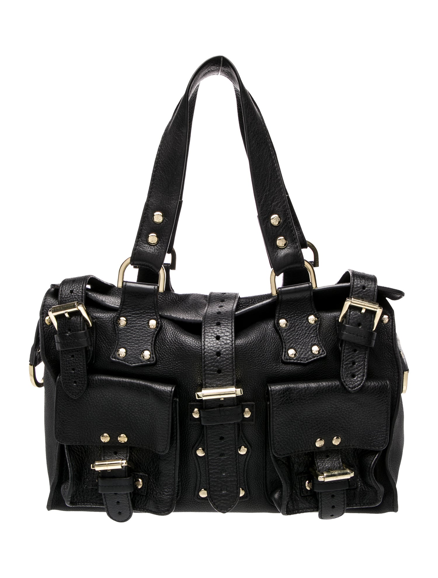 Mulberry Leather Top Handle Bag