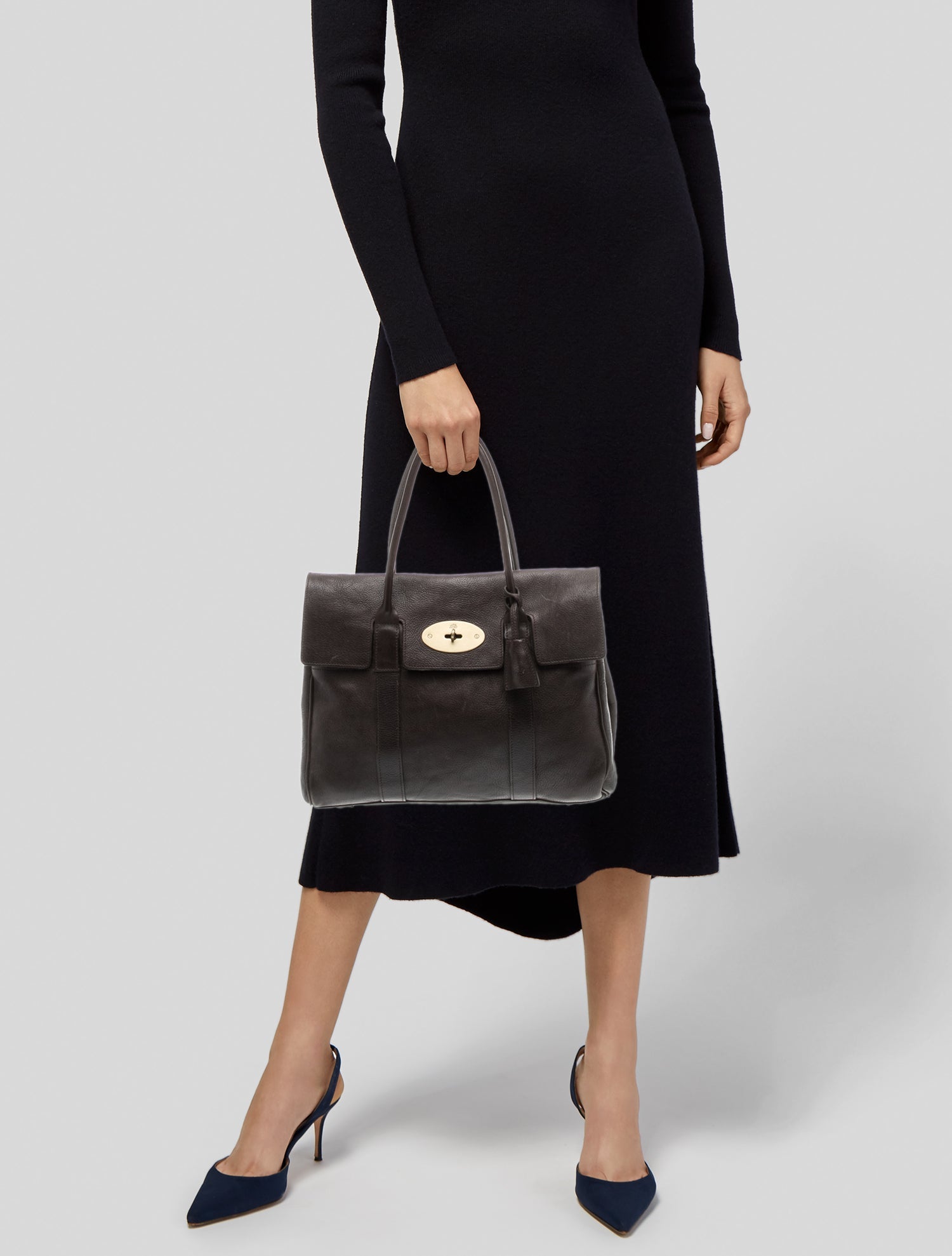 Mulberry Signature Top Handle Bag