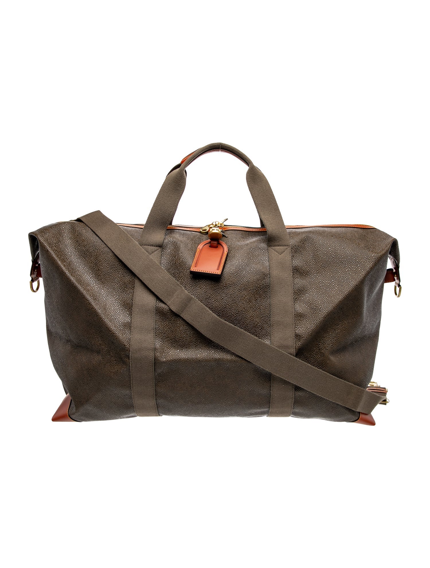 Mulberry Leather Heritage Day Clipper Weekender