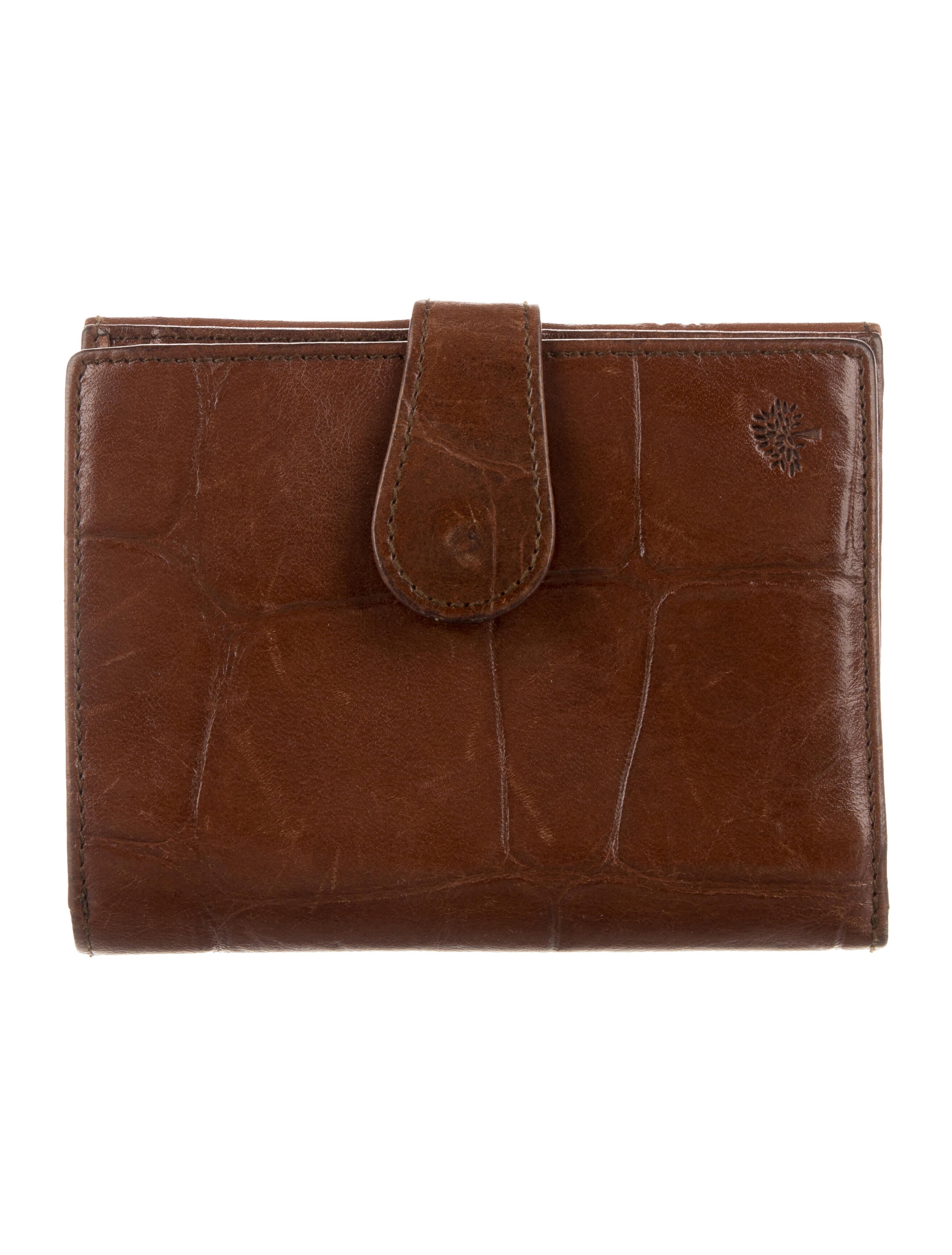 Mulberry Embossed Leather Coin Pouch