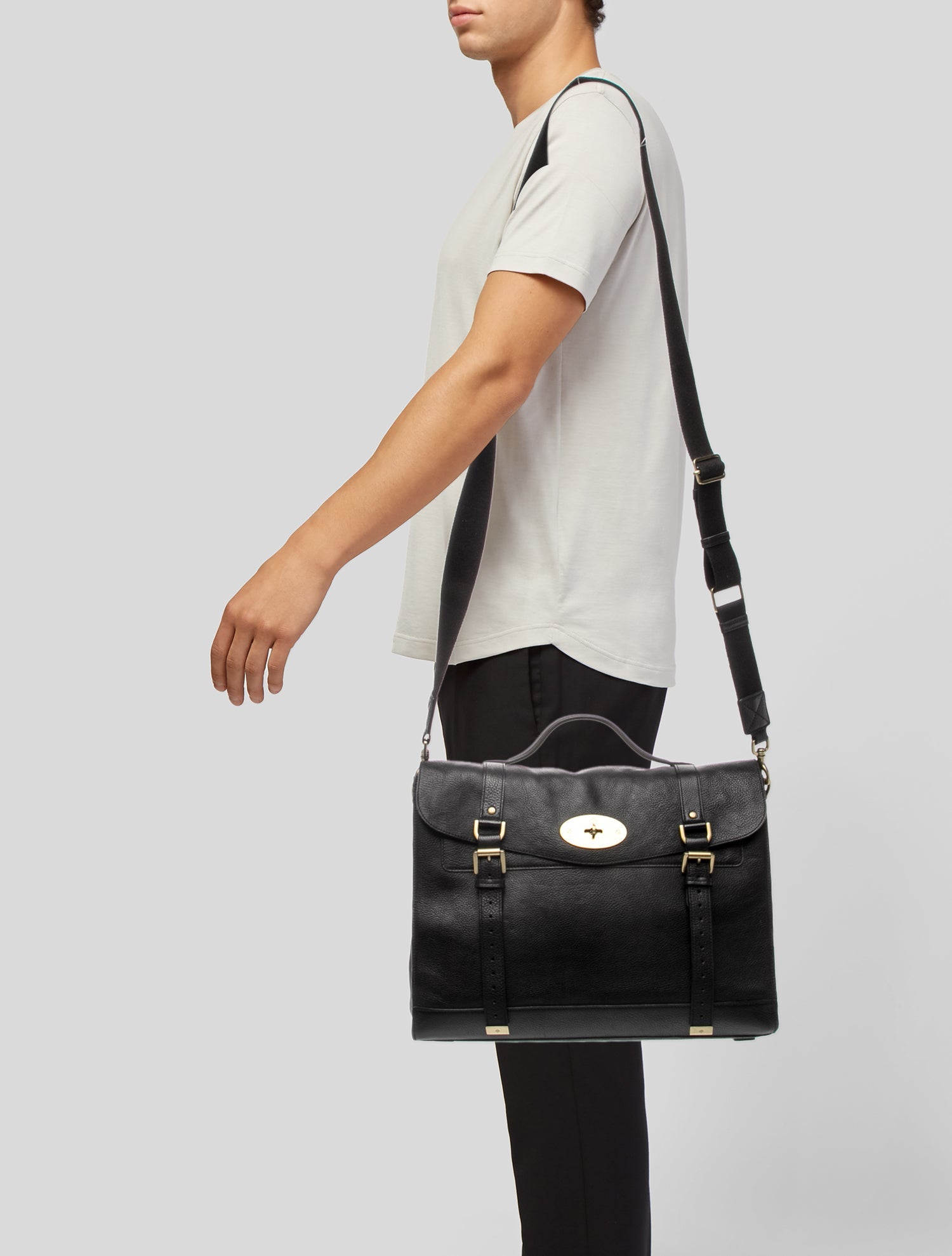 Mulberry Leather Briefcase